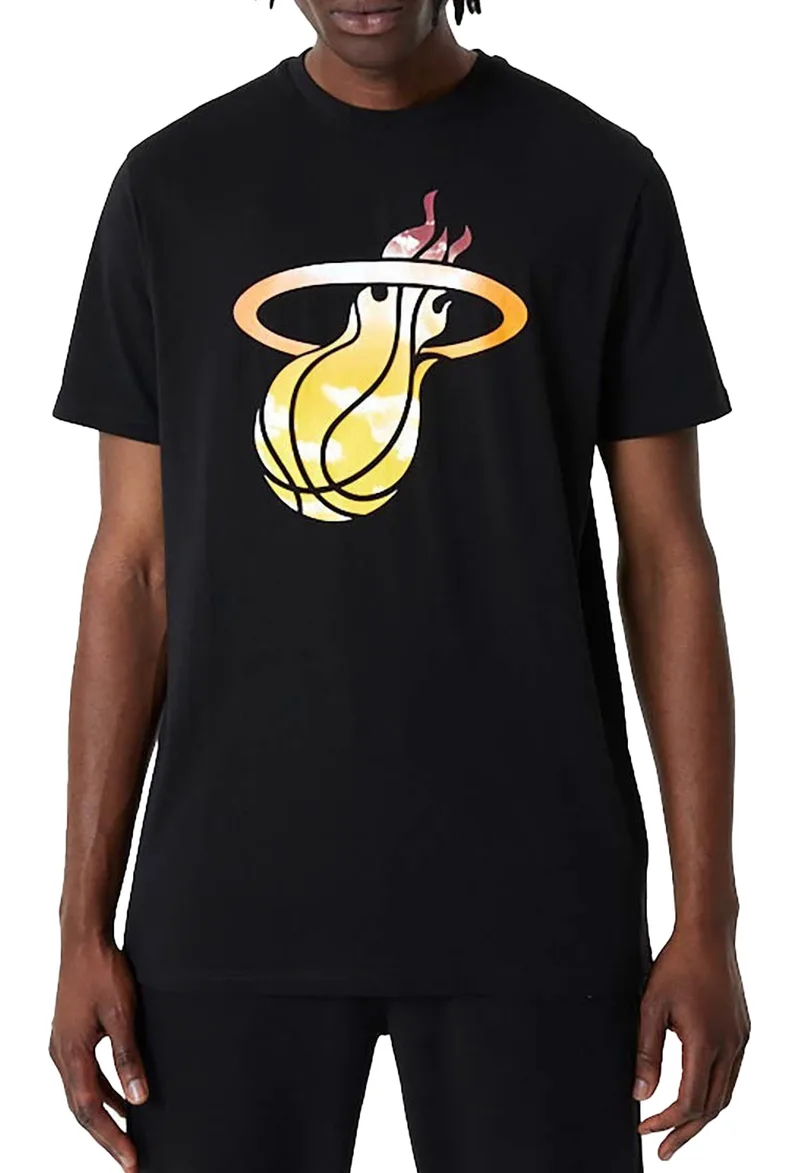 Μπλούζα Κοντομάνικη New Era Miami Heat NBA Sky Print 60357117-001 Ανδρικό