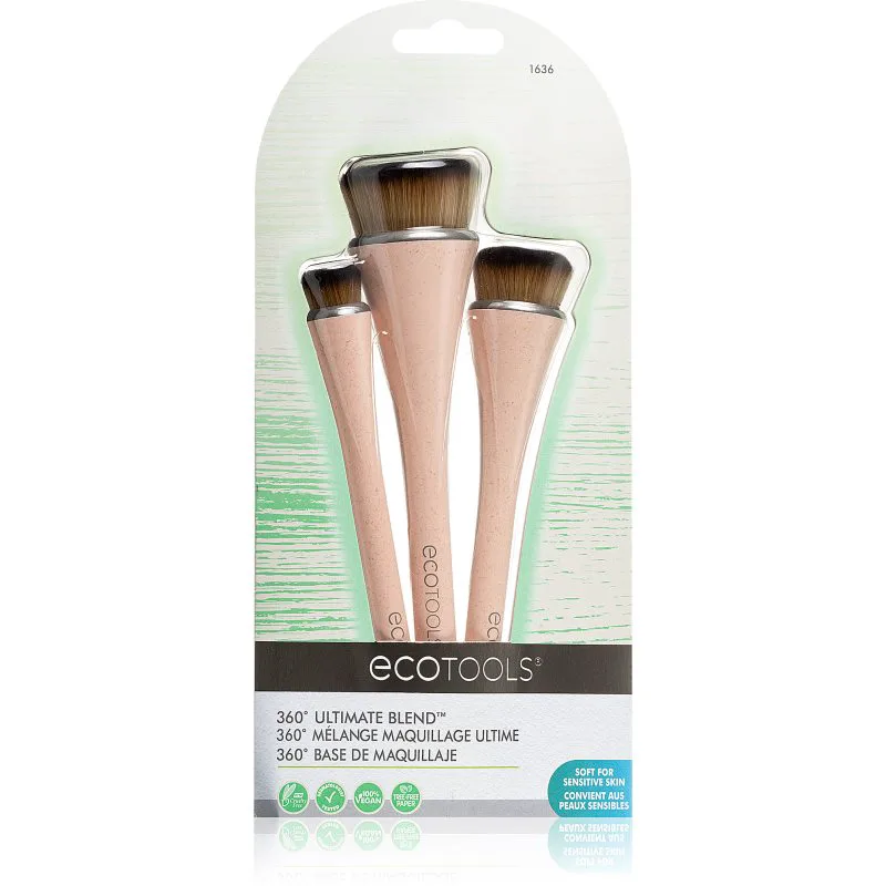 EcoTools 360° Ultimate Blend™ σετ με πινέλα για το πρόσωπο