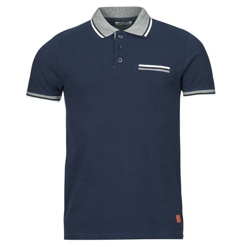 Πόλο με κοντά μανίκια Yurban NEW-POLO-NAVY