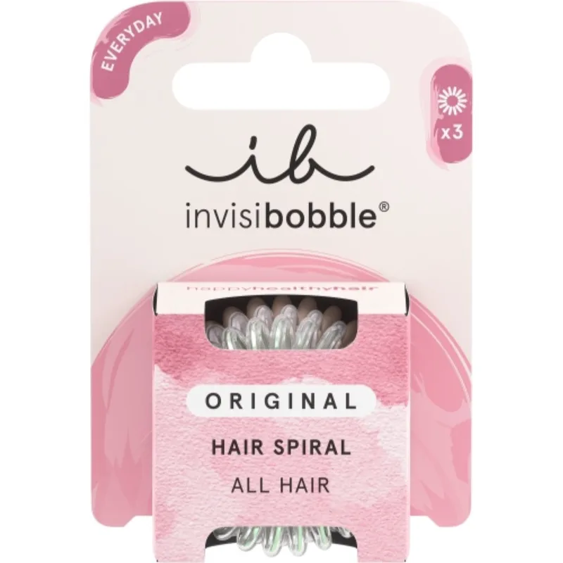 Invisibobble Original Everyday Hair Spiral Λαστιχάκια Μαλλιών για Όλους τους Τύπους Μαλλιών 3 Τεμάχια