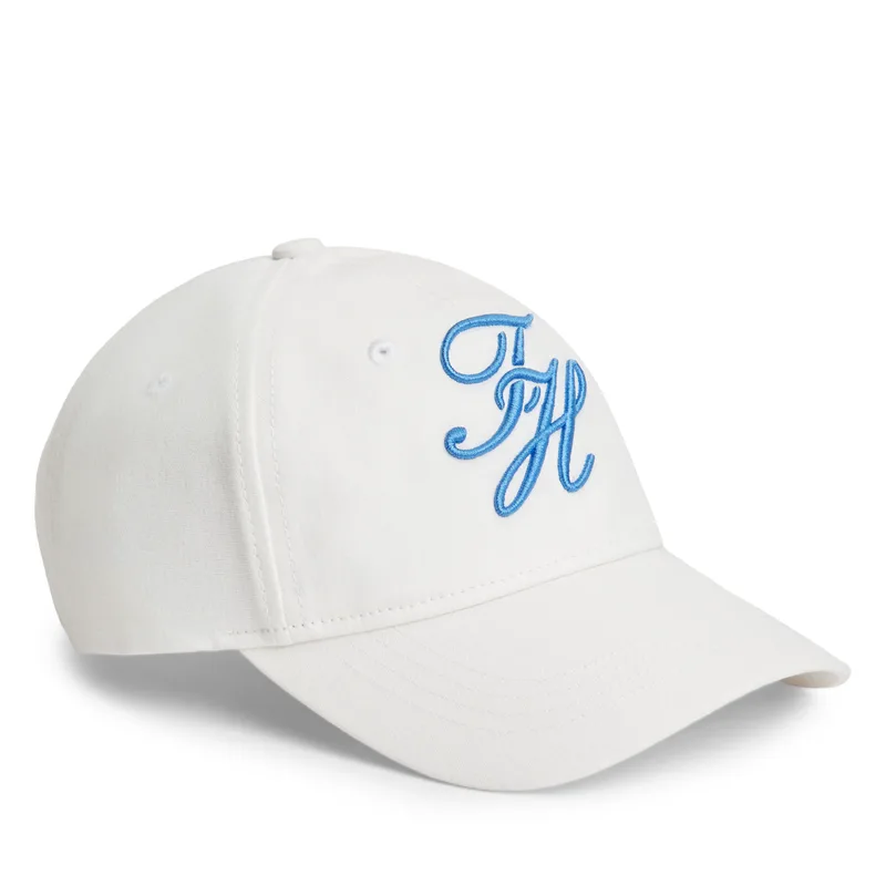 Καπέλο Jockey Tommy Hilfiger Logo Embroidery Baseball Cap AW0AW18338 Λευκό