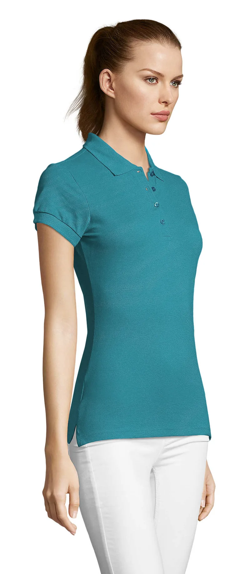 Γυναικείο πόλο πικέ Passion SOLS 11338 Duck Blue