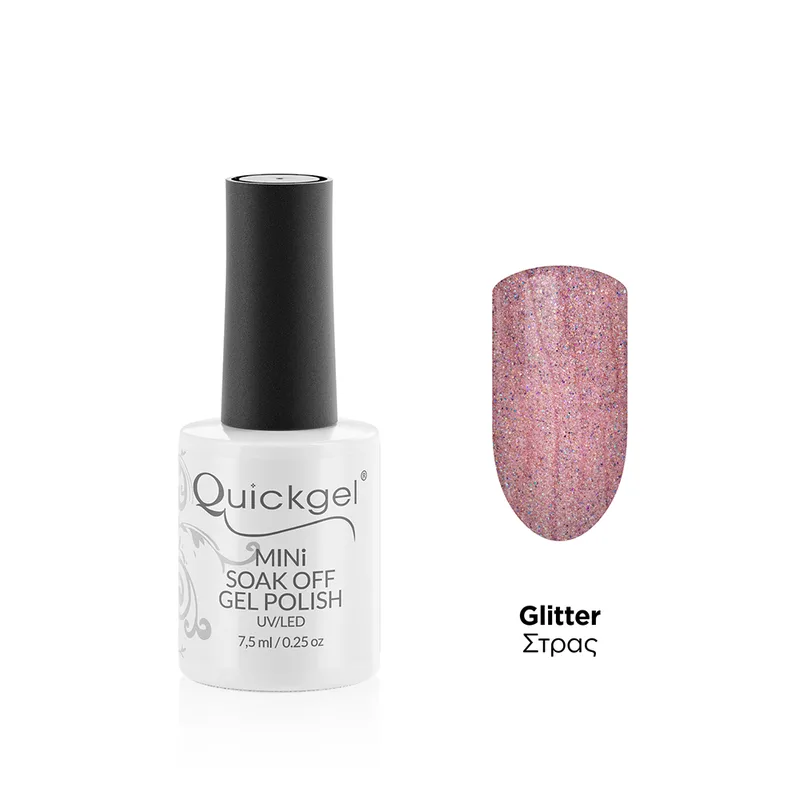 Quickgel No 774 - Disco Ball Mini Ημιμόνιμο Βερνίκι νυχιών 7,5 ml