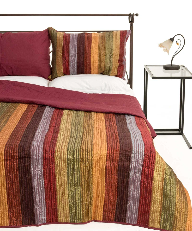 Σετ Κουβερλί Μονό Silk Fashion 6329 Μπορντώ 160x220