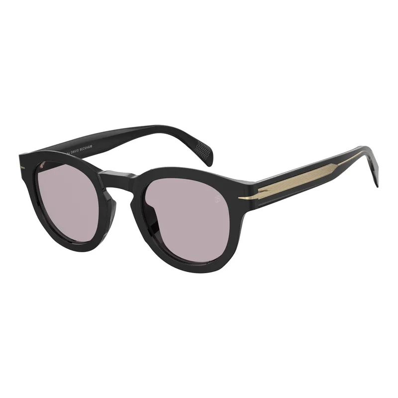 Sunglasses David Beckham Man DB7041SFLAT80 — Acetate Black, Photochromatic Lenses 49/25/150 mm