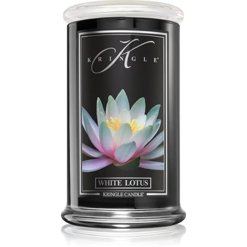 Kringle Candle White Lotus αρωματικό κερί 623 γρ