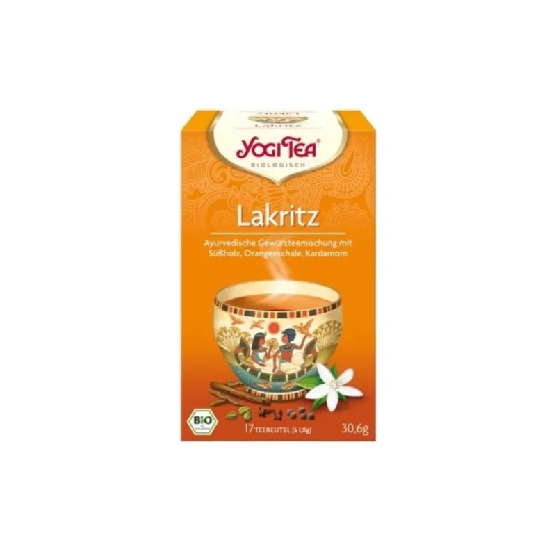 Yogi Tea Organic Liquorice Herbal Tea, 17 Sachets (30.60 G)