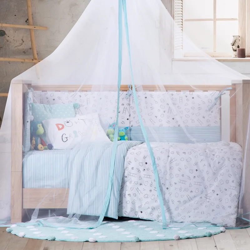 Κουνουπιέρα Κούνιας Nef-Nef Homeware Blue