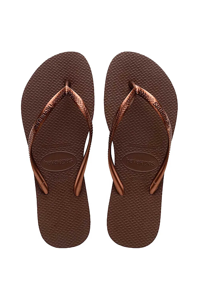 Havaianas γυναικείες σαγιονάρες ''Slim'' - 4000030 Καφέ Σκούρο