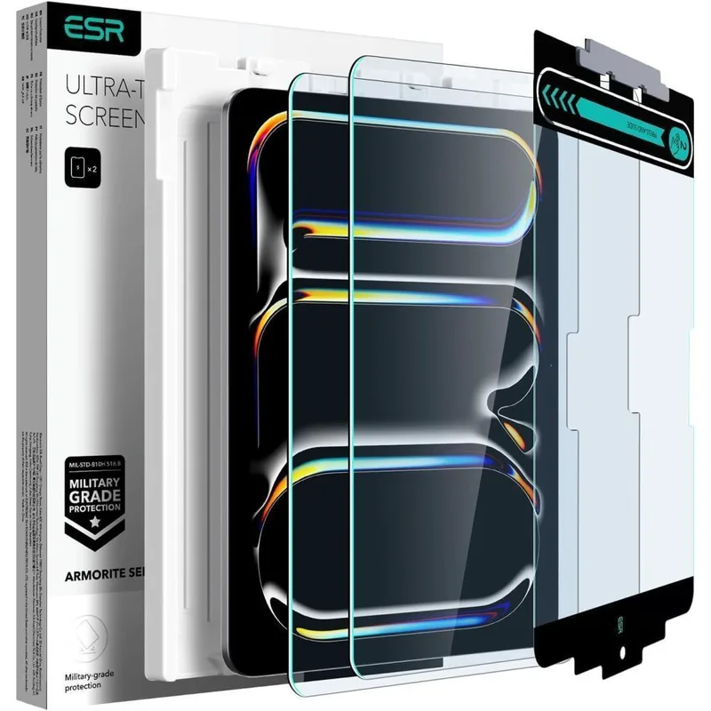 (2 Pack) ESR Armorite Tempered Glass iPad Air 13