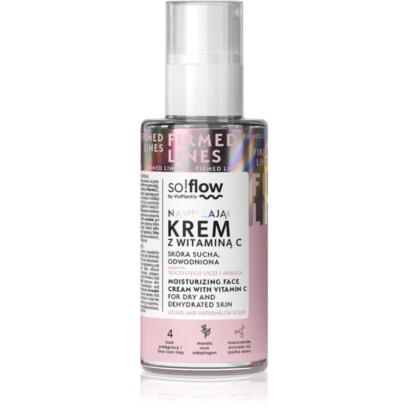so!flow Moisturizing Face Cream With Vitamin C ενυδατική κρέμα με βιταμίνη C 50 ml