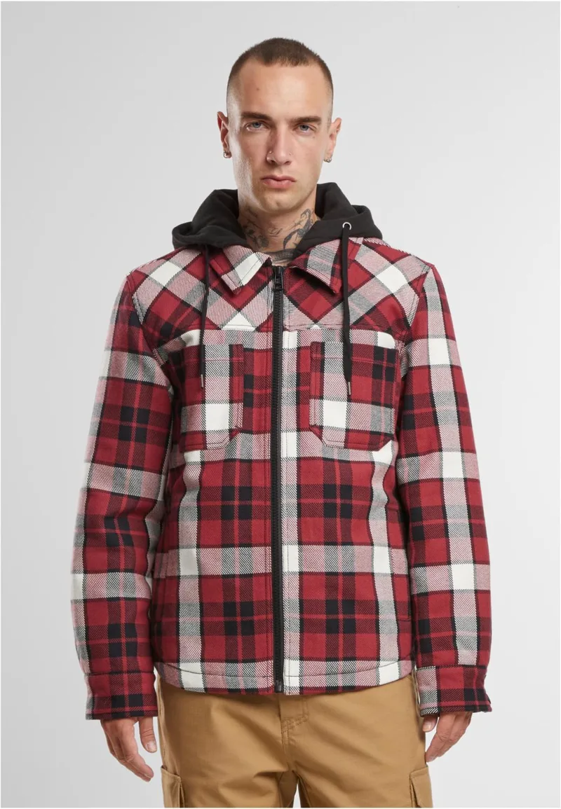 Top heavy twill jacket Brandit BD5032-00869 red/black