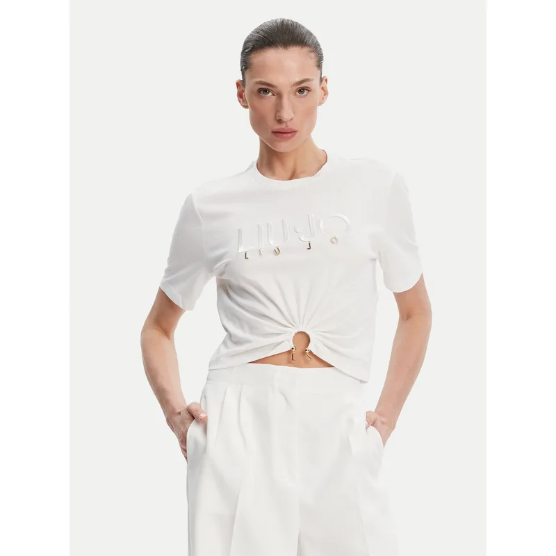 Liu Jo T-Shirt WA5139 JS923 Λευκό Regular Fit