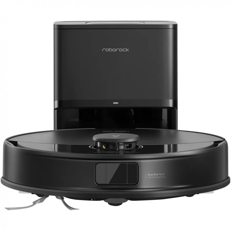 Ρομπότ σκούπα Roborock Q10 PF+, 10000 Pa, 150 λεπτά, 0,35 λίτρα, Wi-Fi, Ξηρό/υγρό, Αυτόματη ανύψωση σφουγγαρίστρας, 360° LiDAR, 3D χαρτογράφηση, Φωνητικός έλεγχος, Μαύρο
