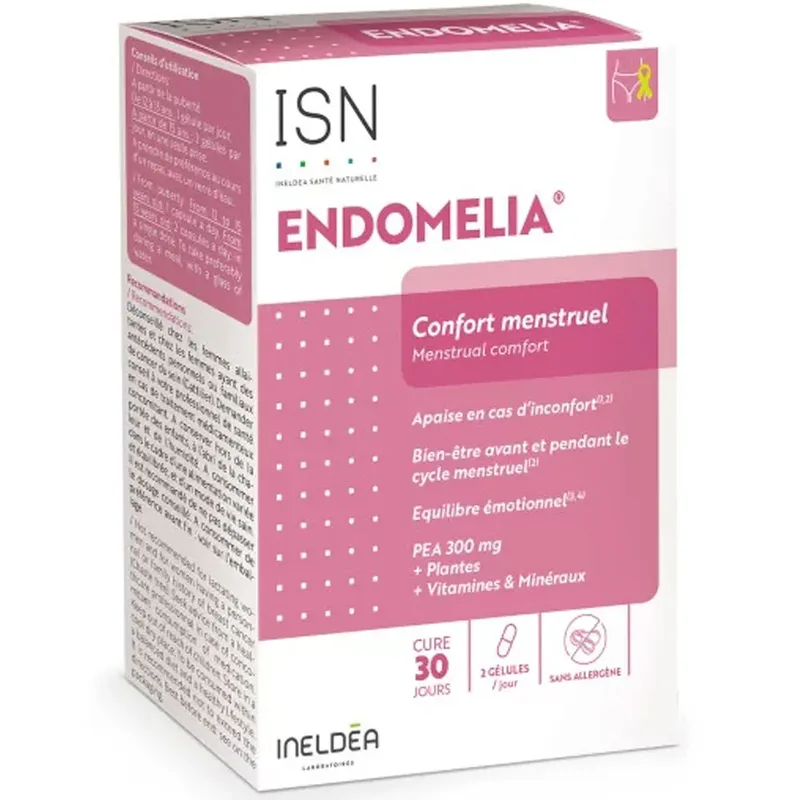 Ineldea Santé Naturelle Endomelia® Comfort Menstrual 60 capsules