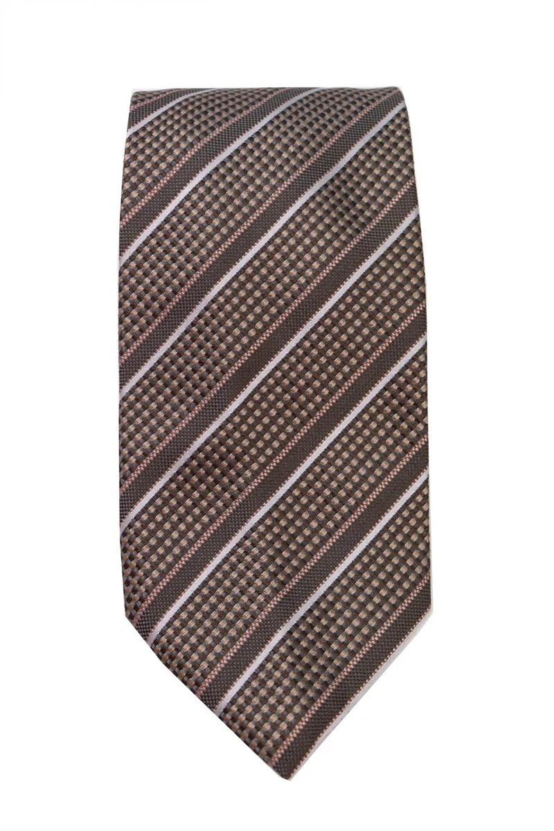 GIORGIO ARMANI ΓΡΑΒΑΤΑ 9.5CM ΡΙΓΕ ΣΧΕΔΙΑΣΤΗ ΚΑΦΕ