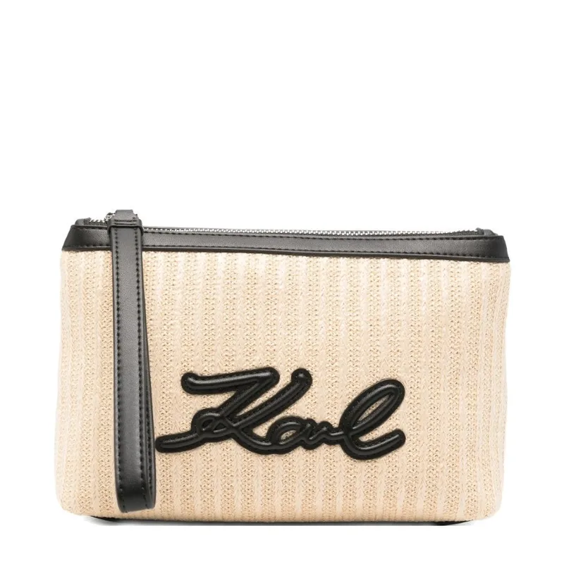 Γυναικείο K/Signature Τσαντάκι Μπεζ Karl Lagerfeld B2W32015-425 Natural