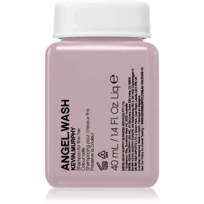 Kevin Murphy Angel Wash καλλωπιστικό και αναγεννητικό σαμπουάν για λεπτά, βαμμένα μαλλιά 40 ml