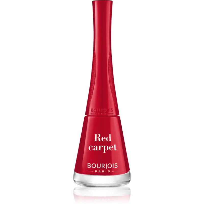 Bourjois 1 Seconde βερνίκι νυχιών με γρήγορο στέγνωμα απόχρωση 010 Red Carpet 9 ml