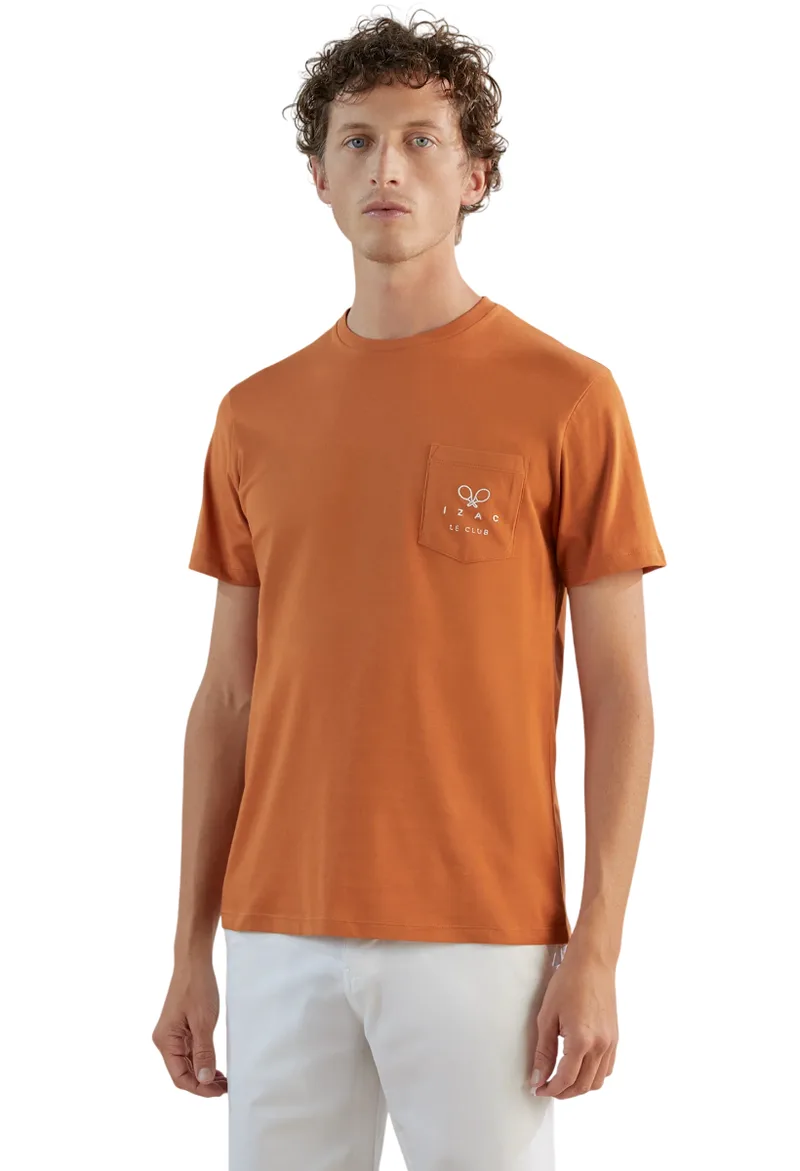 ΑΝΔΡΙΚΟ T-SHIRT IZAC GOLLAN ROLAND GARROS ΠΟΡΤΟΚΑΛΙ