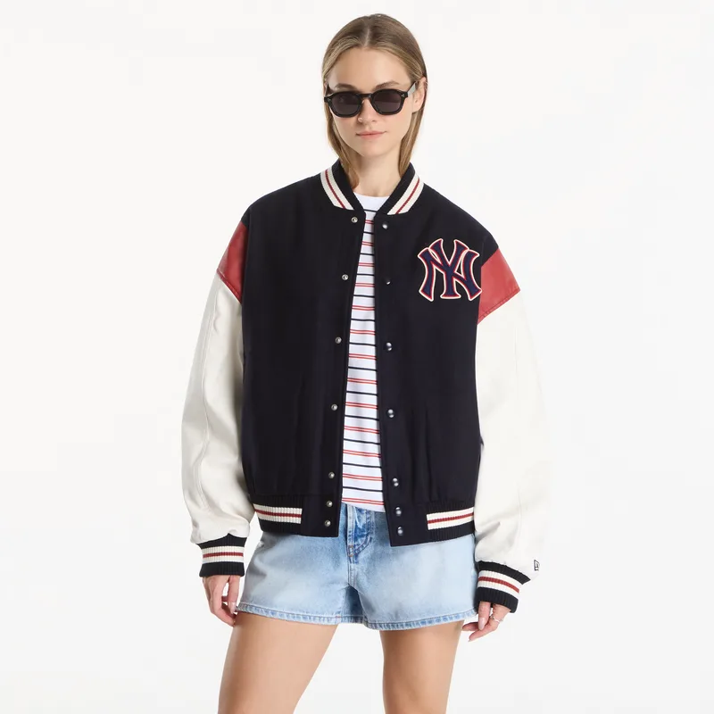 Μπουφάν New Era MLB Varsity Jacket New York Yankees UNISEX Navy XL