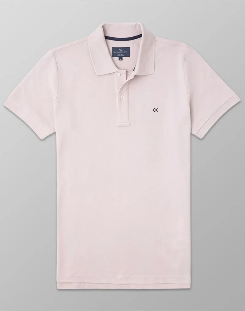 OXFORD COMPANY POLO KM SLIM FIT 100% ΒΑΜΒΑΚΙ ΜΠΛΟΥΖΑ P513-PZ00.06-06 Lilac