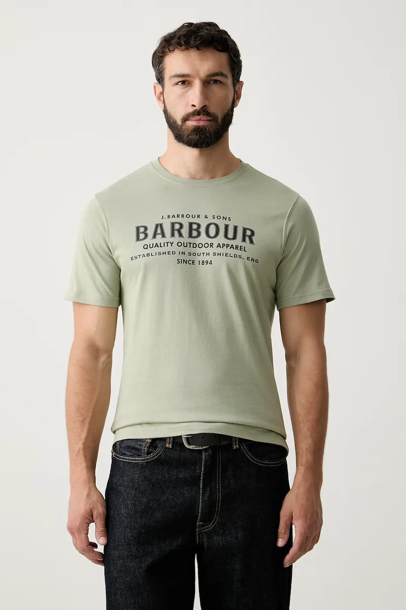 Barbour t-shirt ανδρικό βαμβακερό Moorside
