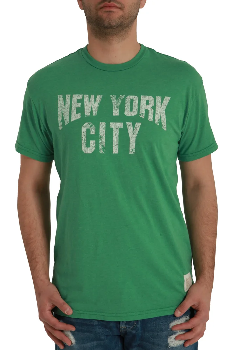 Μπλούζα Κοντομάνικη Retro Brand New York City RB130NYC-GREEN Ανδρικό