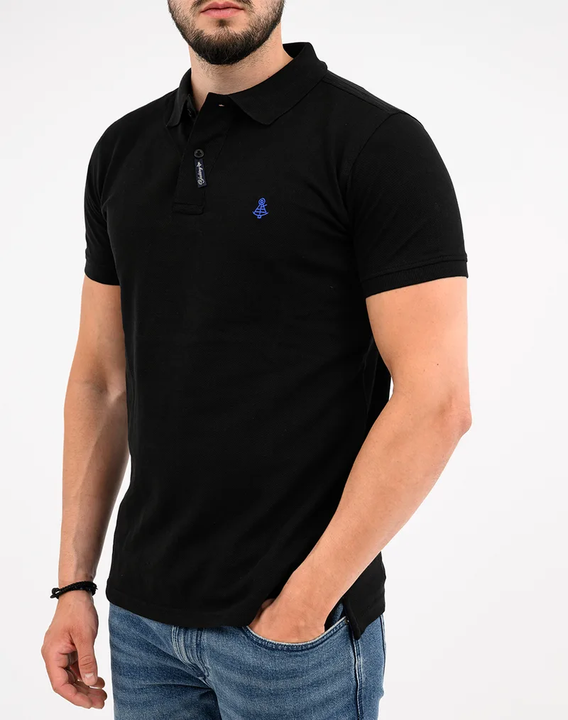 EXPLORER ΜΠΛΟΥΖΑ POLO BASIC 2621102000-BLACK Black