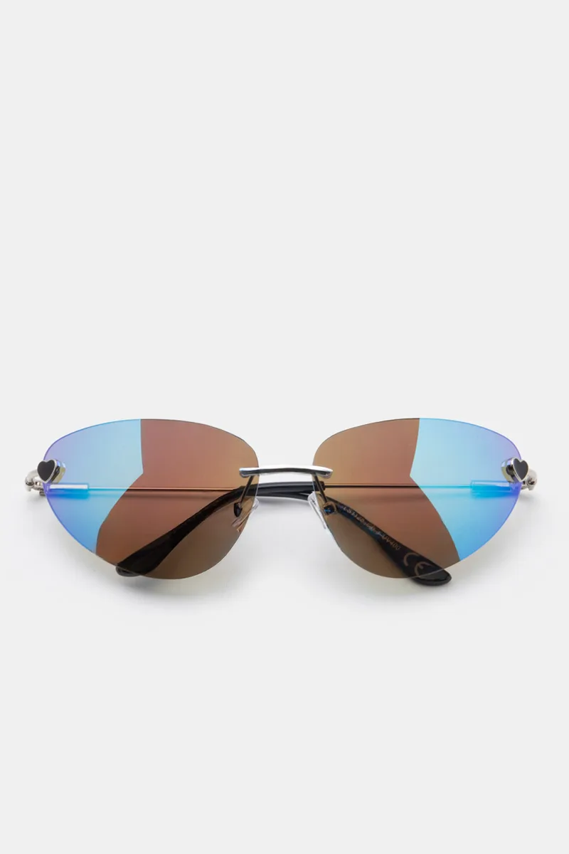 Γυαλιά Ηλιού Almond Rimless - Μπλε