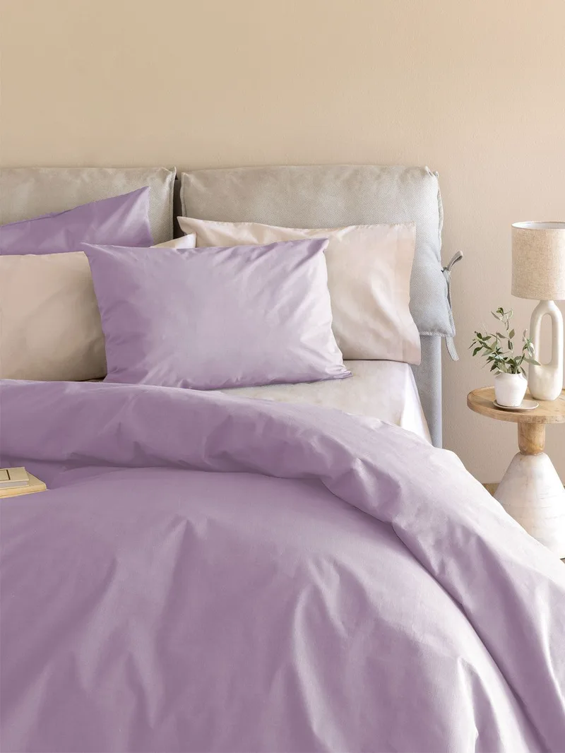 ΣΕΝΤΟΝΙΑ ΜΟΝΑ PALAMAIKI HOME ETOILE/2 LILAC ΣΕΤ 3 ΤΜΧ ΜΕ ΛΑΣΤΙΧΟ (170X260CM)
