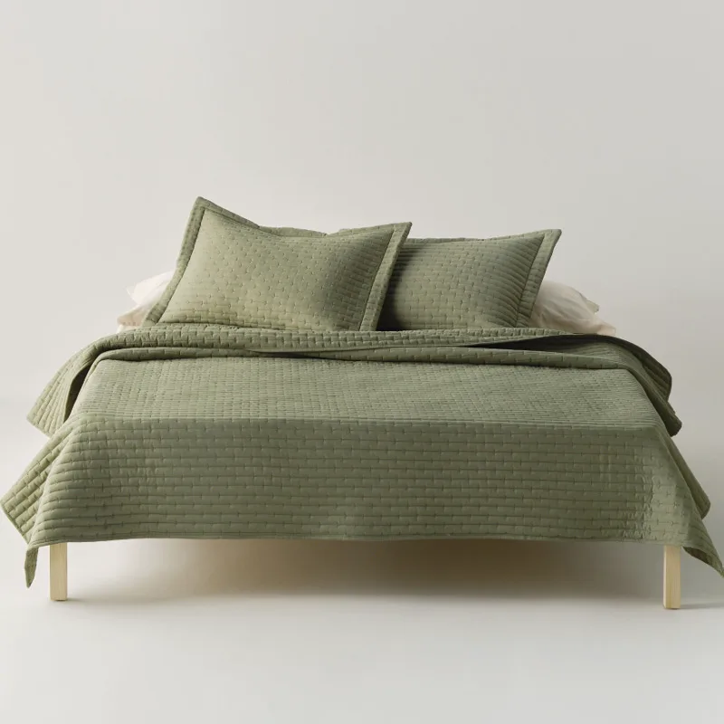 Κουβερλί Ημίδιπλο Σετ 180x240 Kentia Mason 02 Olive