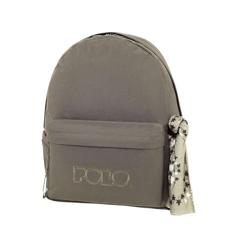 Τσάντα πλάτης Polo Original with Scarf - Γκρι (901135-2100)