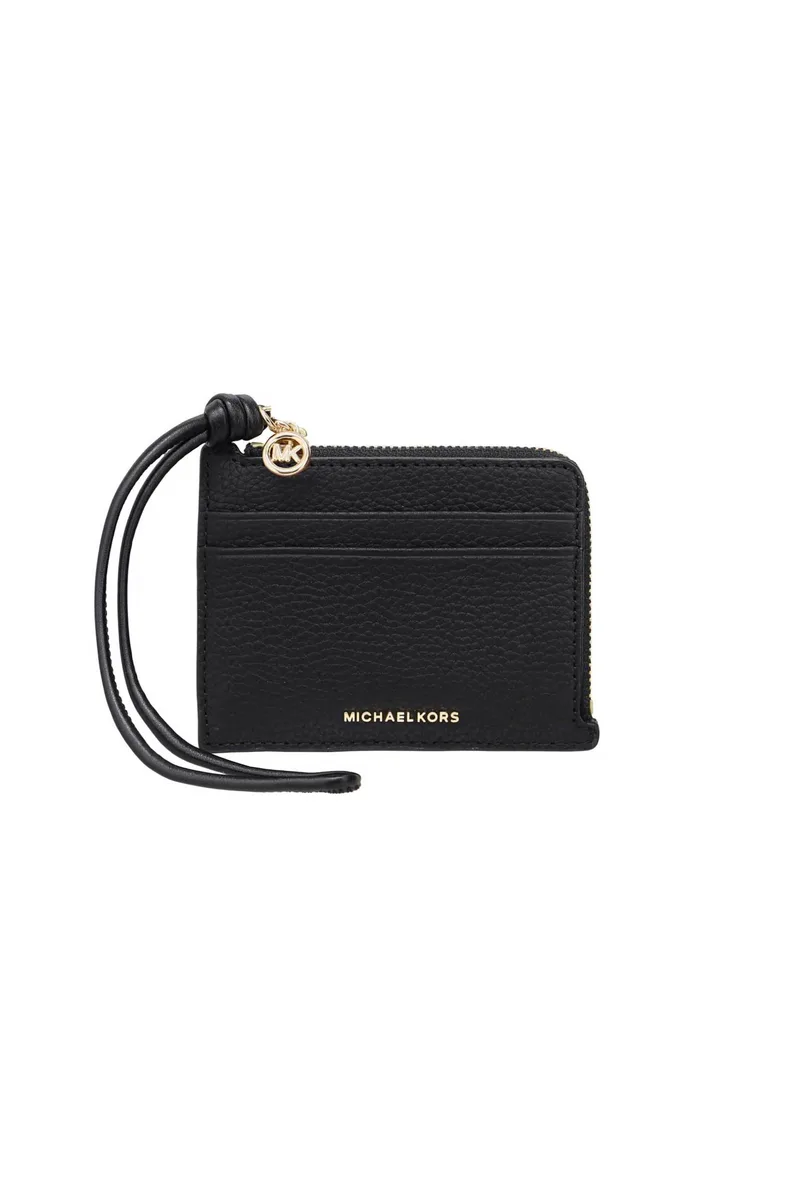 Michael Kors γυναικεία δερμάτινη θήκη για κάρτες "Jet Set Small" - 32S6GJ6W1L Μαύρο
