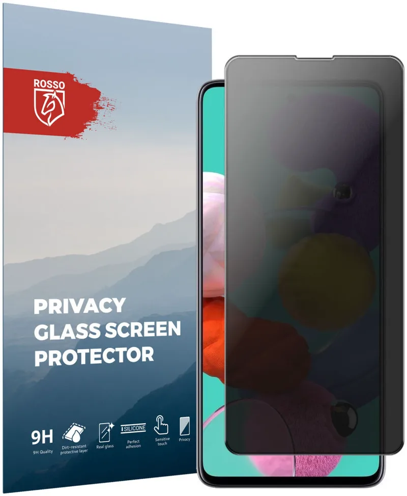 Κόκκινο Tempered Glass Privacy - Αντιχαρακτικό Γυαλί Προστασίας Απορρήτου Οθόνης Samsung Galaxy A51 (8719246376351)