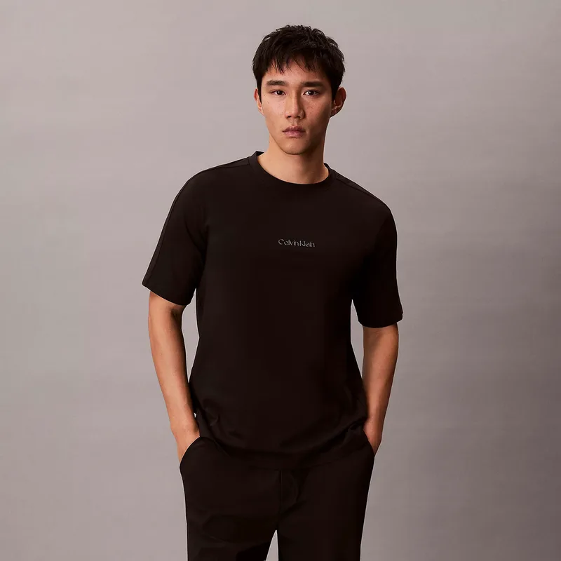 CALVIN KLEIN PERFORMANCE T-SHIRT ΜΑΥΡΟ