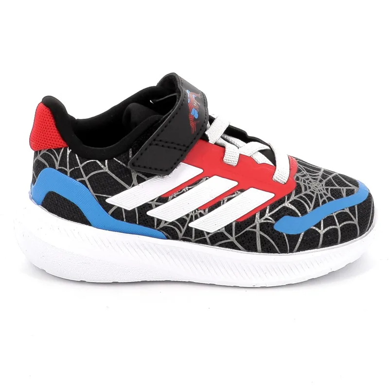 Παιδικό Αθλητικό Παπούτσι για Αγόρι Adidas Runfalcon Spider-man El I Χρώματος Μαύρο JR5661