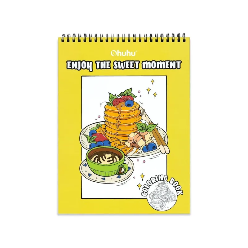 Coloring Book OHUHU Enjoy Sweet Moments