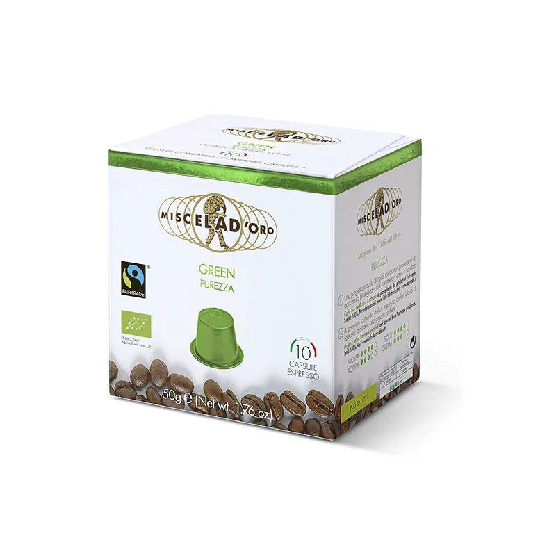 Miscela d’oro Espresso Green bio συμβατές κάψουλες Nespresso * – 10 τεμ.