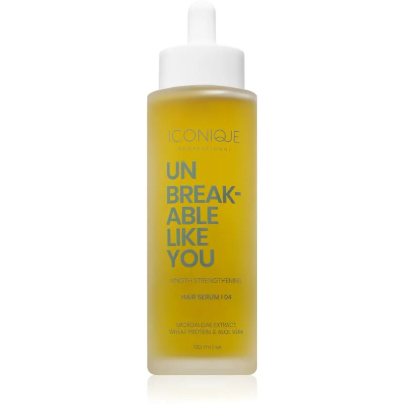 ICONIQUE Professional UNBREAKABLE LIKE YOU Length Strengthening ορός για ενδυνάμωση των μαλλιών 100 ml