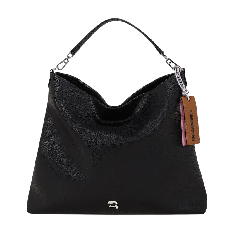 Γυναικεία Ikon Hobo Τσάντα Μαύρη Karl Lagerfeld A4W30005-999 BLACK