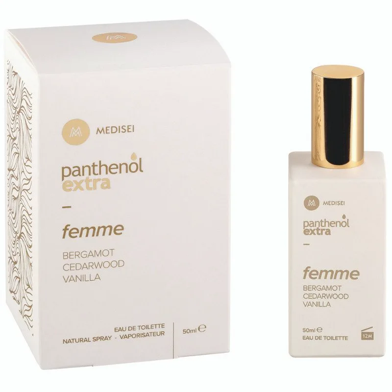 Panthenol Extra Eau de Toilette Femme Bergamot, Cedarwood, Vanilla Γυναικείο Άρωμα 50ml