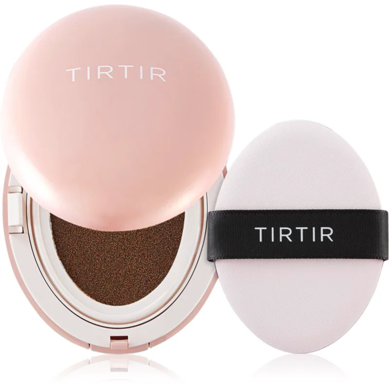 TIRTIR Mask Fit All Cover Cushion Mini ματ μεικ απ σε σφουγγαράκι απόχρωση 51N Fudge 4.5 γρ
