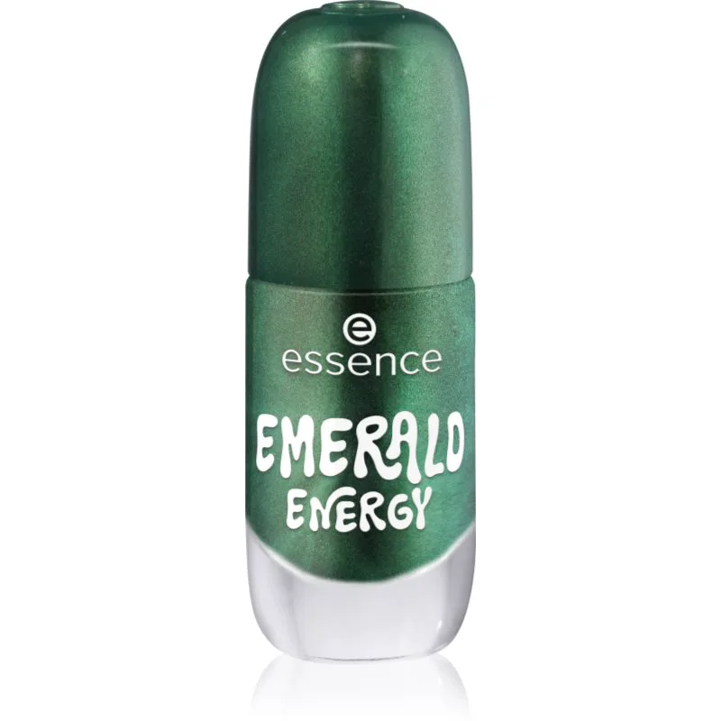 essence Gel Nail Polish τζελ βερνίκι νυχιών απόχρωση 13 EMERALD ENERGY 8 ml