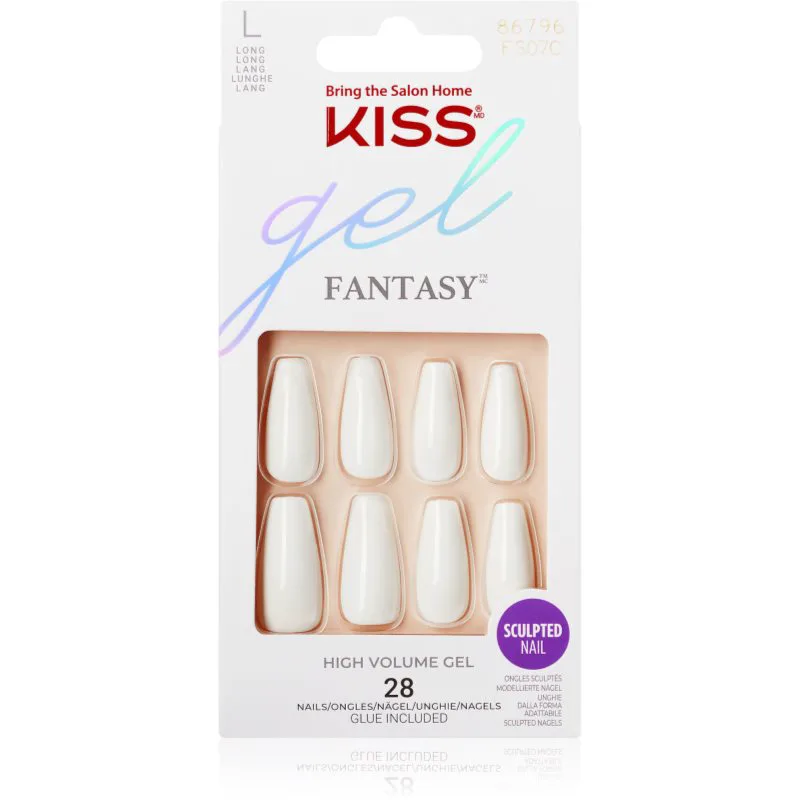 KISS Gel Fantasy Ψεύτικα νύχια True Color 28 τμχ