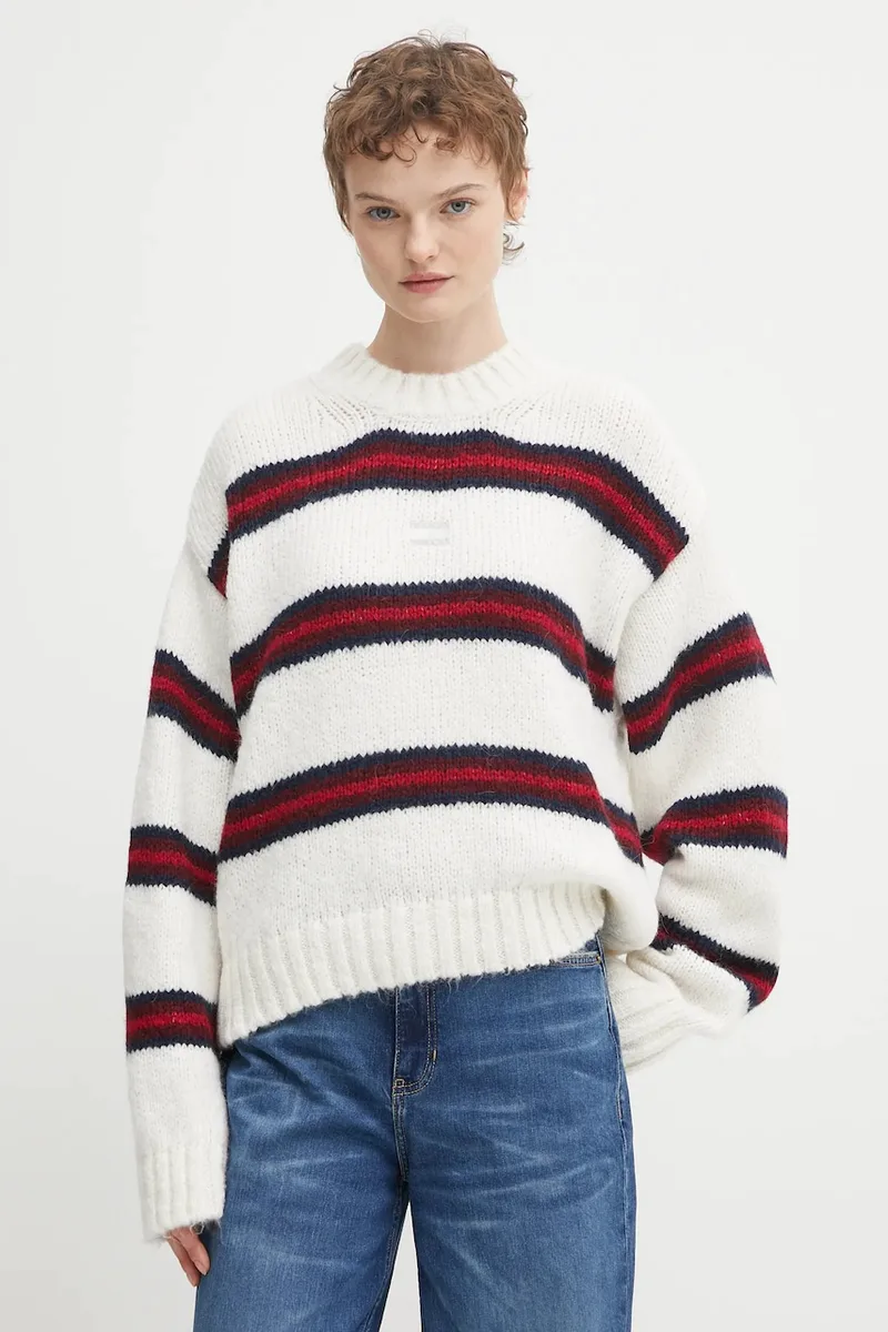 Πουλόβερ με συνδυασμό αλπακά Tommy Jeans