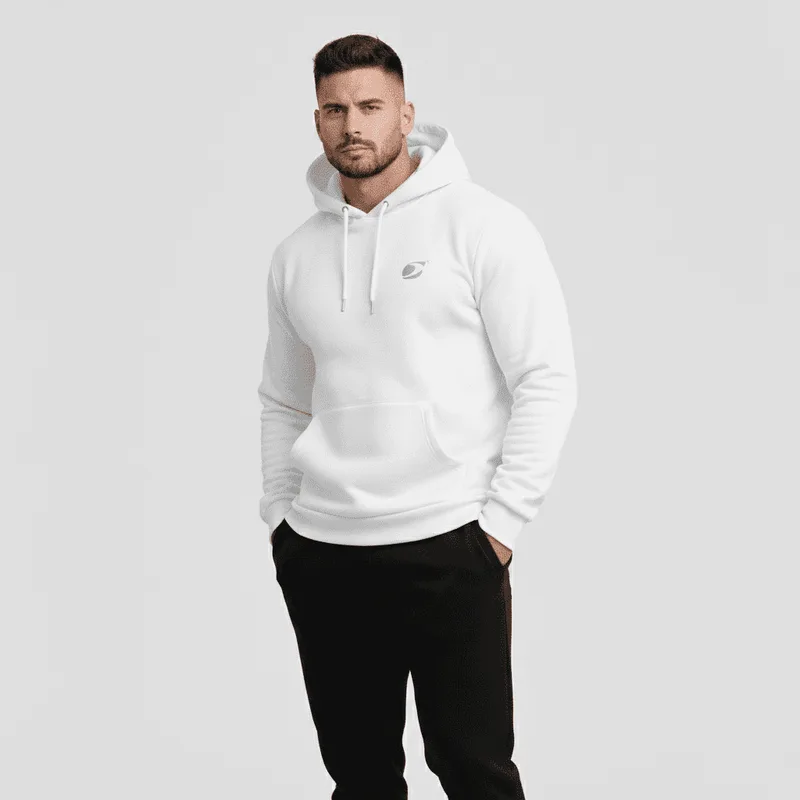 Athlos Hoodie Classic Ανδρικό - Λευκό