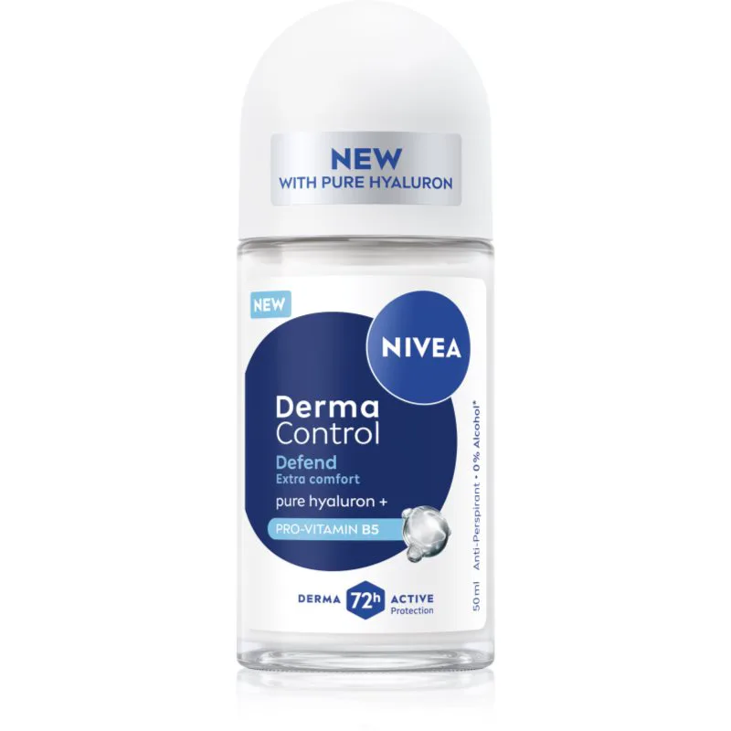 NIVEA Derma Control Defend αντιιδρωτικό μπίλια 72 ώρες 50 ml