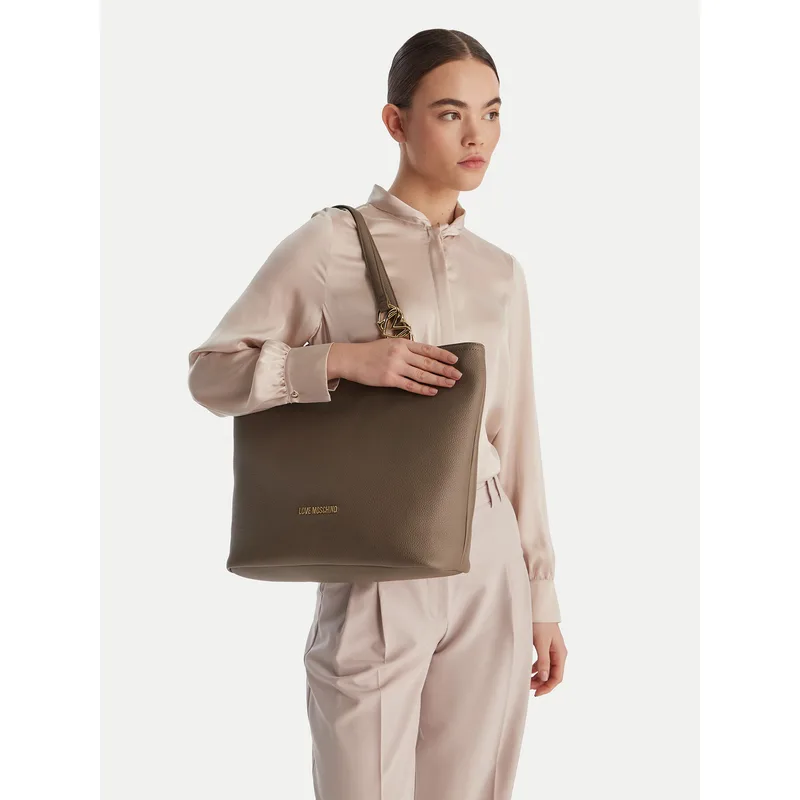 Τσάντα LOVE MOSCHINO JC4005PP1OLB0203 Καφέ
