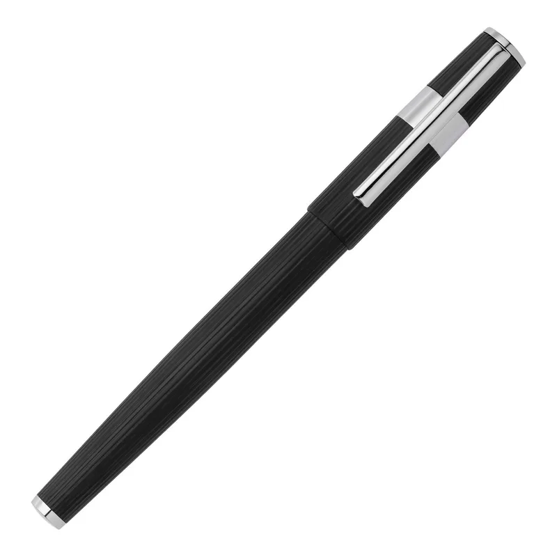 BOSS Πένα από ανοξείδωτο ατσάλι Black & Silver HSV2852A